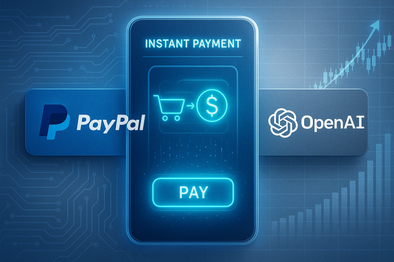 Paypal surge 14% after Q3 beat, full year outlook raise and OpenAI partnership