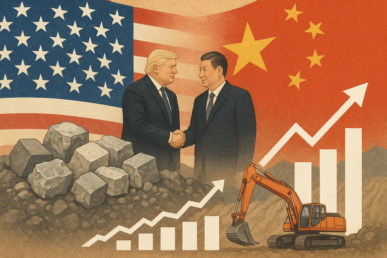 US rare earth stocks gain as Washington and Beijing reach trade framework