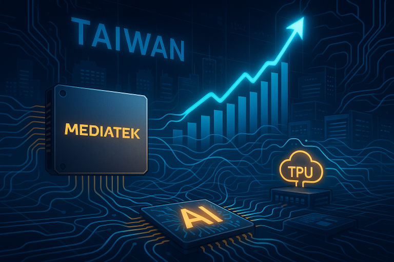 Google AI deal sparks 20% weekly jump in MediaTek shares